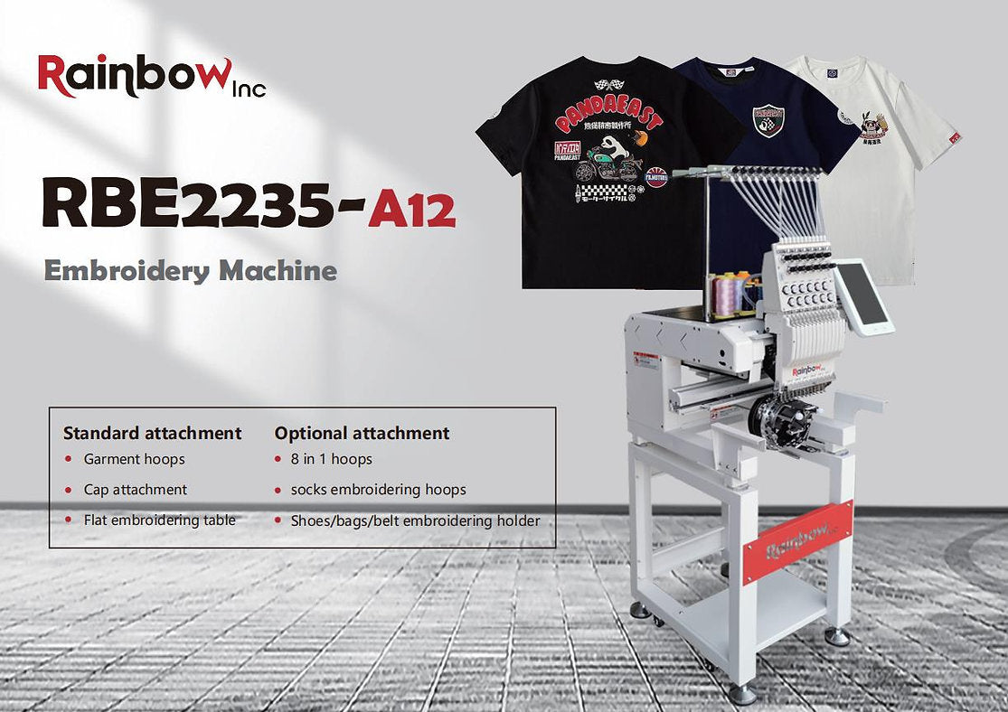 Rainbow RBE2235 Industrial embroiderymachine